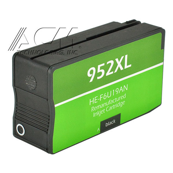 ACM Premium Compatabile HP 952XL (F6U19AN) InkJet Cartridge, Black 1600 High Yield,