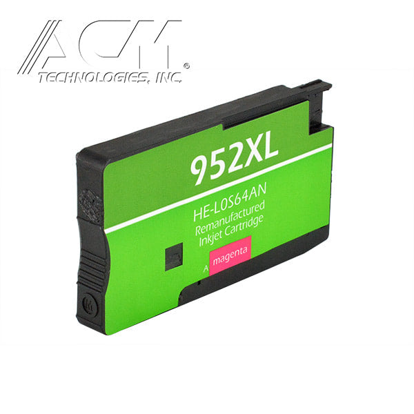 ACM Premium Compatabile HP 952XL L0S61AN InkJet Cartridge, Magenta 1600 High Yield, -
