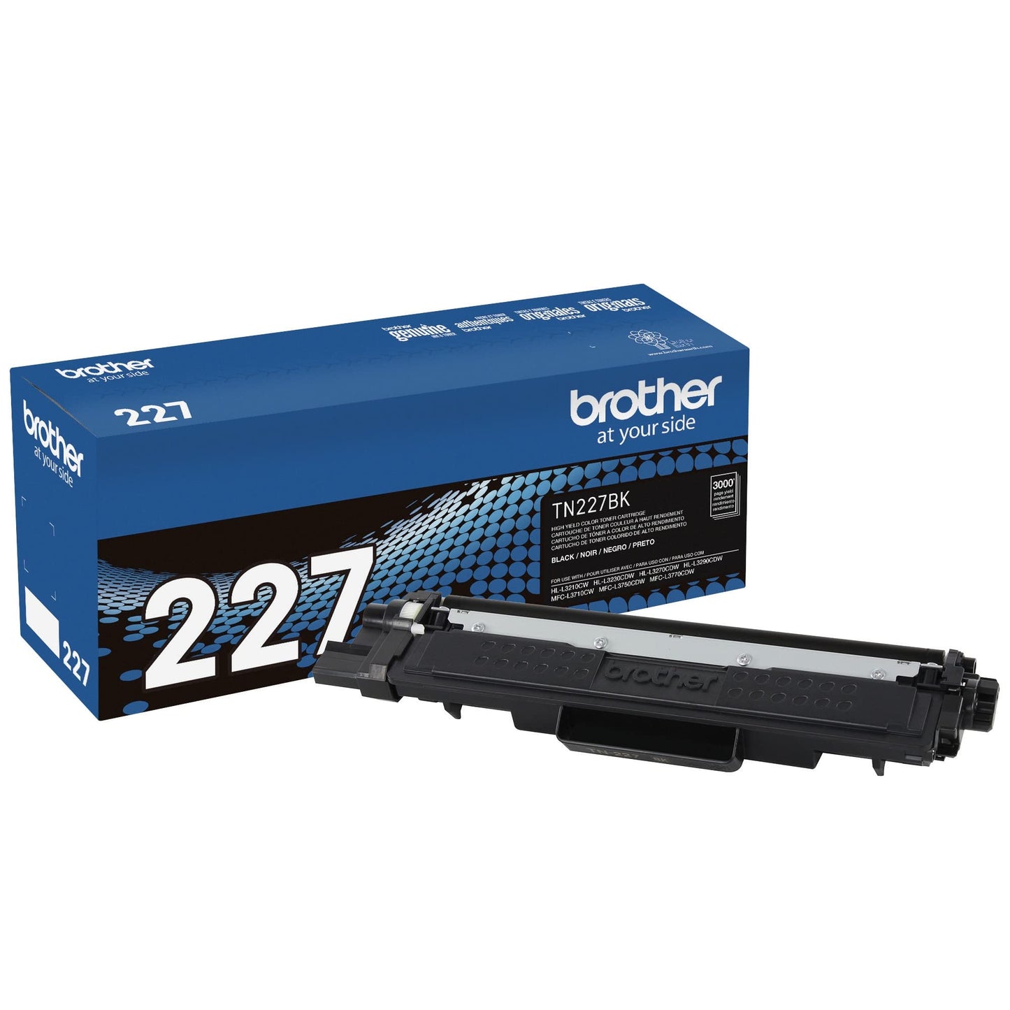TN 227BK Genuine Brother TN227 Black Toner MFC-L3710CDW MFC-L3750CDW MFC-L3770CDW