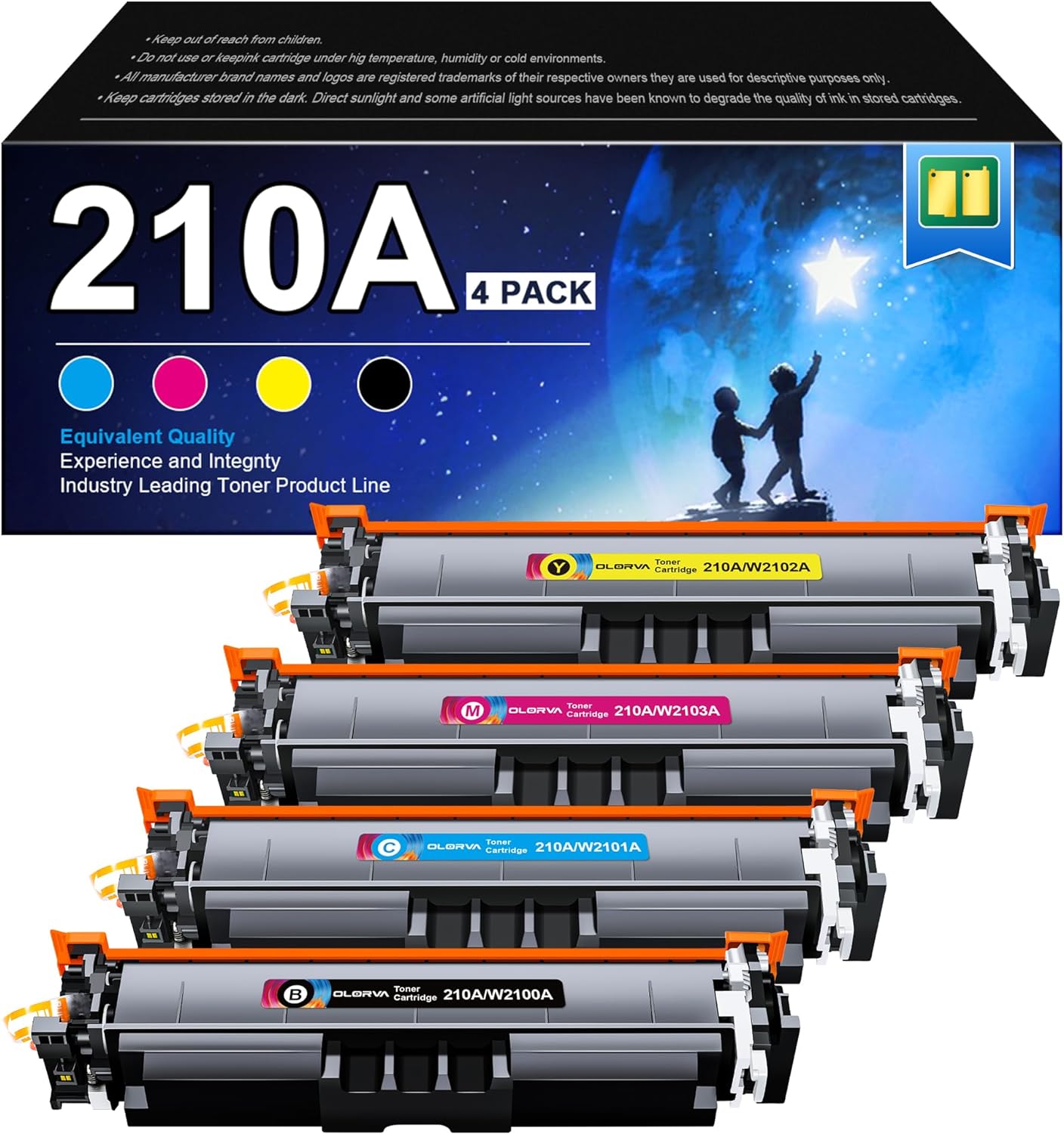 HP Color Laserjet MFP M4301 4201 Series 210A Toner Set FS