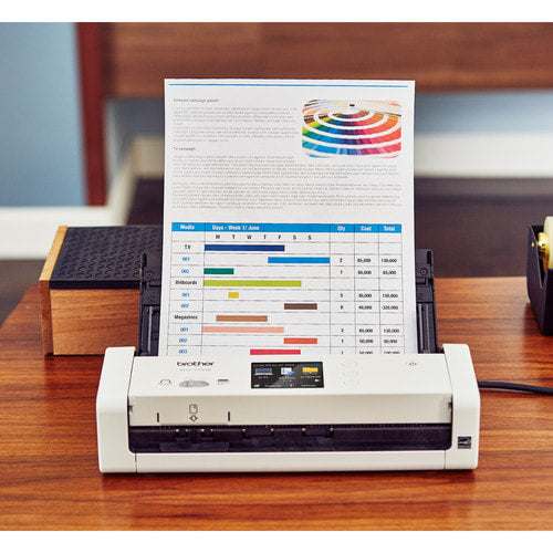 Brother ADS-1250W Wireless Portable Document Scanner
