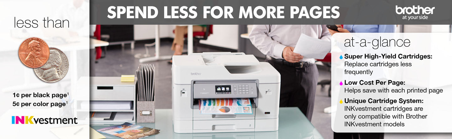 Brother MFC J6945DW Color Printer All in One WiFi 11 X17 Wide format WF