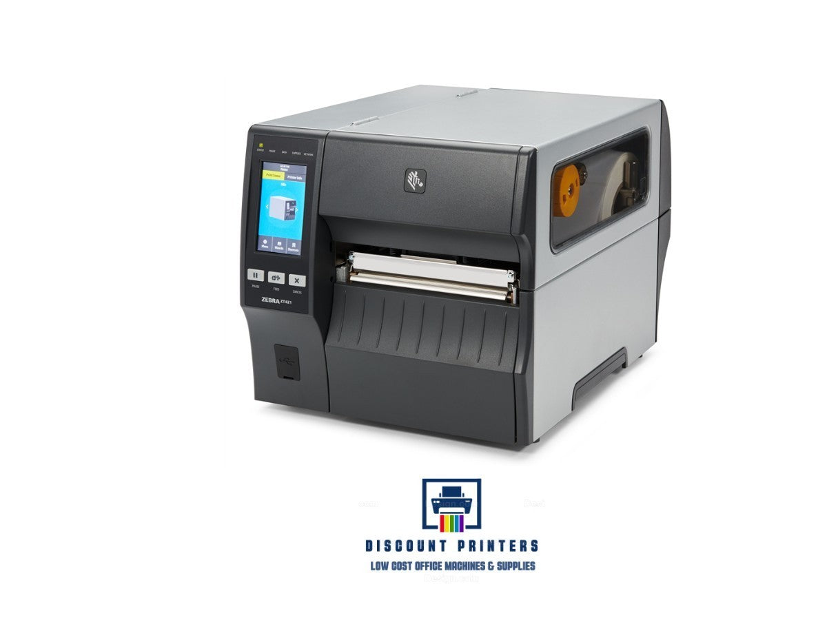 Zebra ZT421 Thermal Transfer Barcode Label Printer USB Network Bluetooth