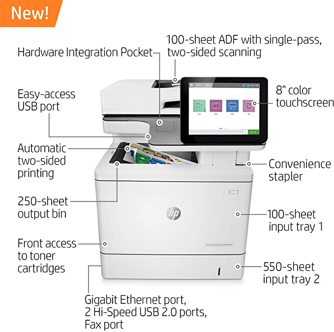 HP Color LaserJet Enterprise Flow MFP M578F 7ZU86A fast 40 PPM - copy