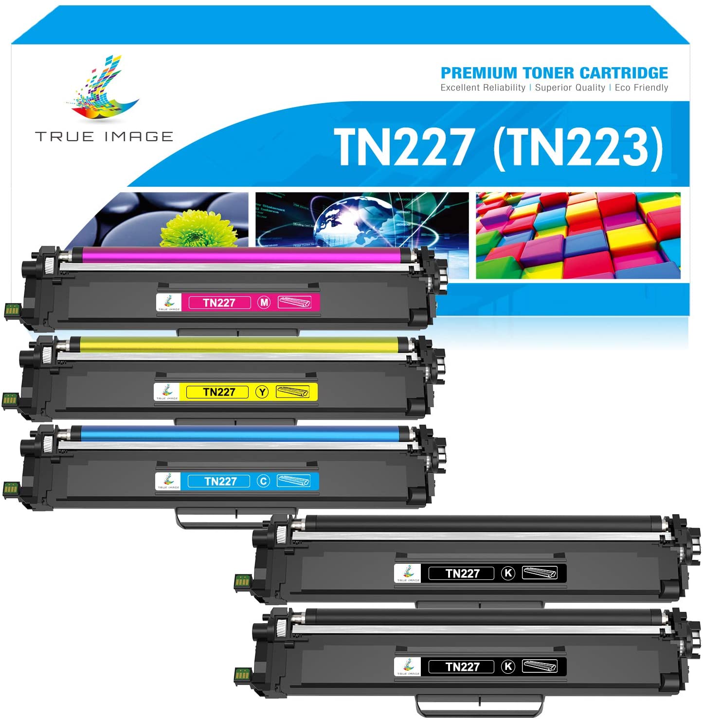 Brother MFC L3710CW Color Laser Printer All in One with WiFi -PLus extra toner set