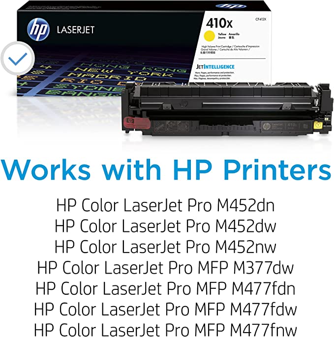 HP CE412X High Yield Yellow Toner HP M452 M477 Printers -