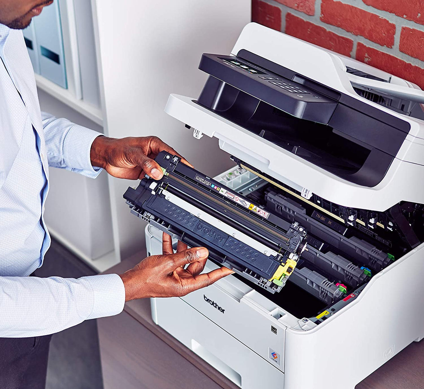 Brother MFC L3750CDW All In One Color MFC Print copy scan fax - WiFi plus extra TN227 set NB