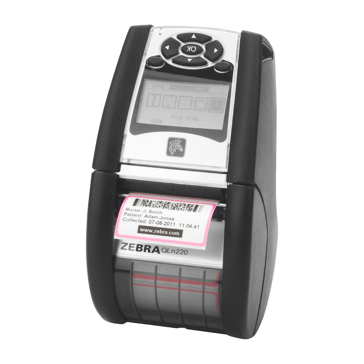 Zebra QLn220 Series Direct Thermal Mobile Label Printer QN2-AUCA0M00-00