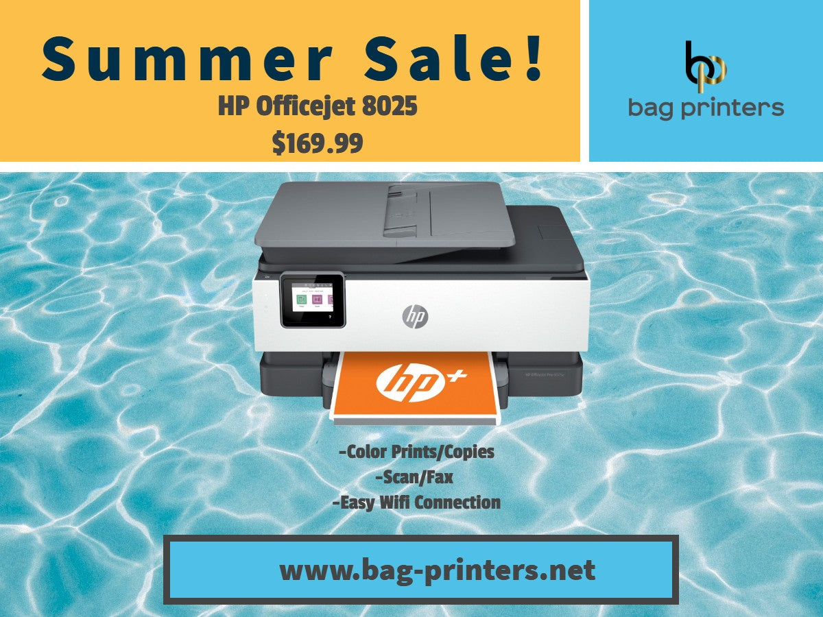 Summer Special HP Color Officejet Pro 8025E 1KR57A All-in-One Wifi Printer, Smart Home Office SS
