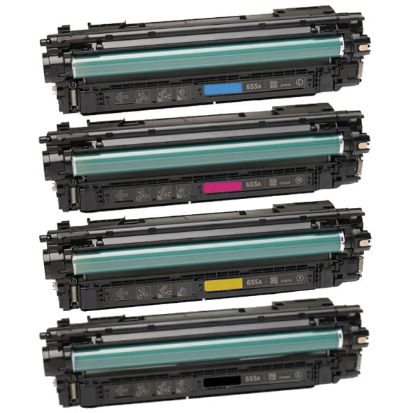 HP LASERJET 655X toner set/ 4 Laserjet M681 M682 M652 M652 High Yield