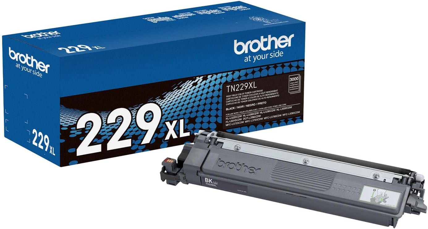TN 229XLBK Genuine Brother TN229 High Yield Black Toner MFC-L3720CDW MFC-L3765CDW MFC-L3780CDW -NB