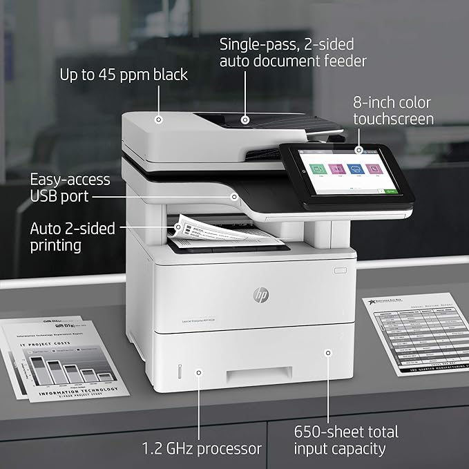 HP Laserjet M528DN 1PV64AR New OEM Sealed Box Copy Print Scan