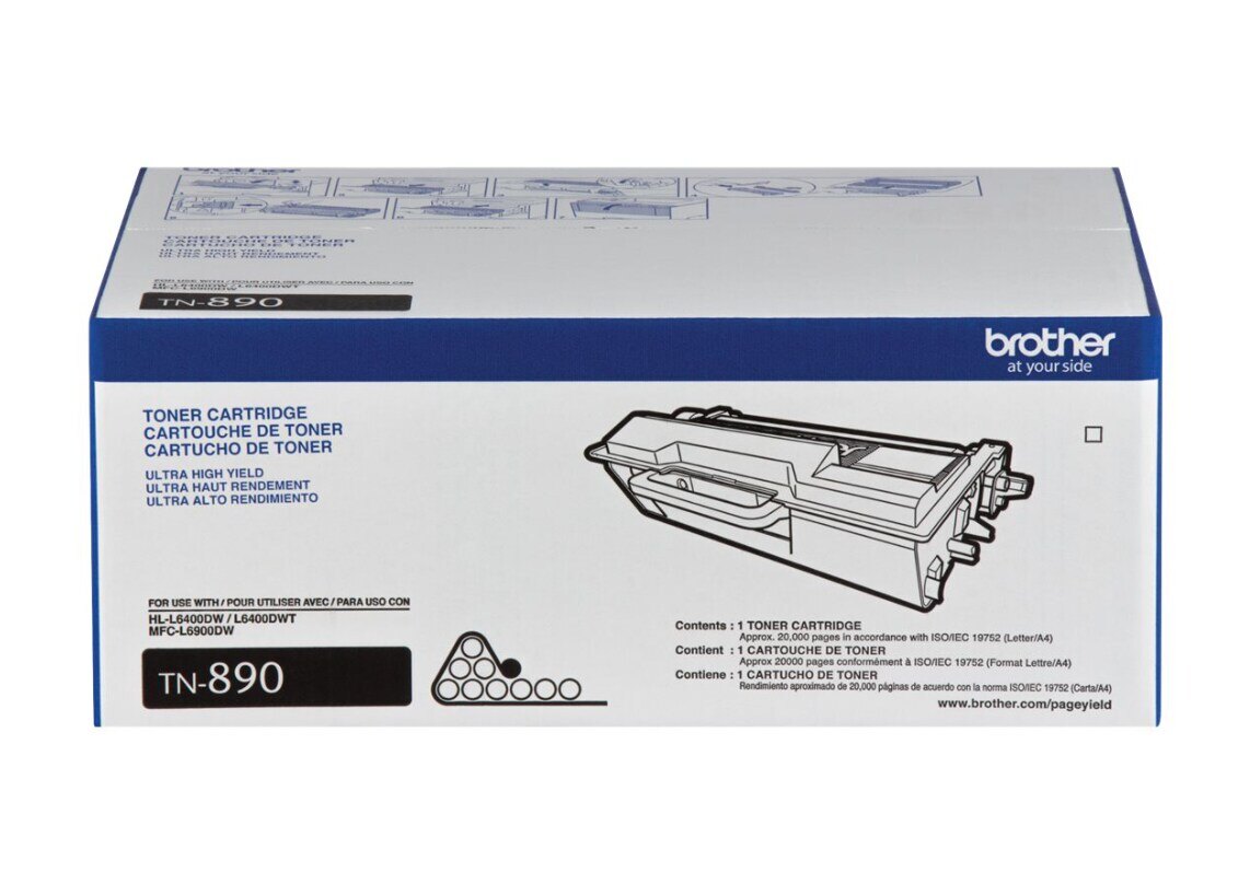Brother TN890 Genuine Brother Brother TN-890 - Ultra High Yield 20K!