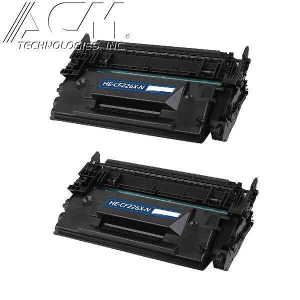 2  Pack CF258X High-Yield Toner Cartridge for HP LaserJet M404n, M404dn, M404dw, M428 MFP - 58X