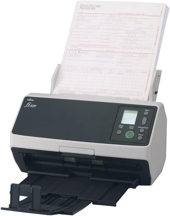 Fujitsu FI-8190 100 Page ADF Scanner 90 Pages per min 600DPI PA03810-B005