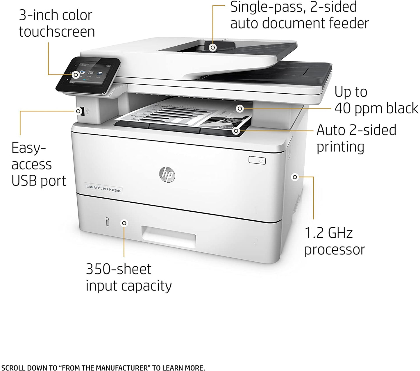 HP laserjet M426FDN F6W14A All in one