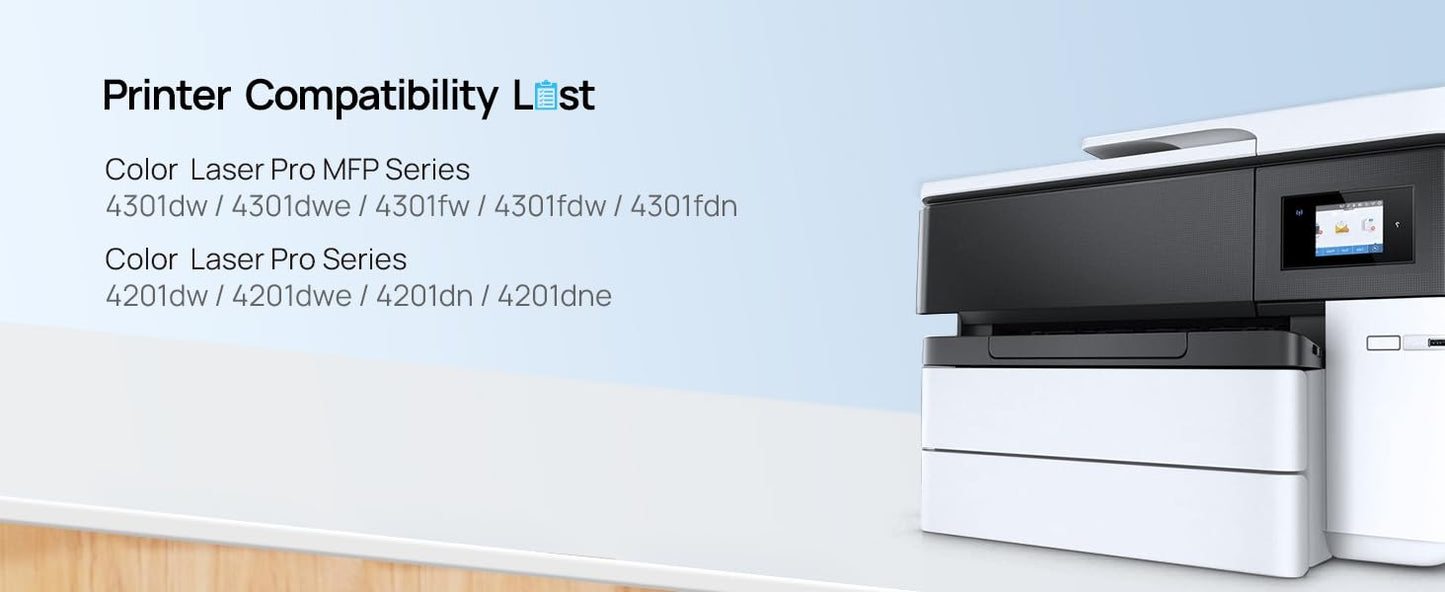 HP Color Laserjet MFP M4301 4201 Series 210A Toner Set FS