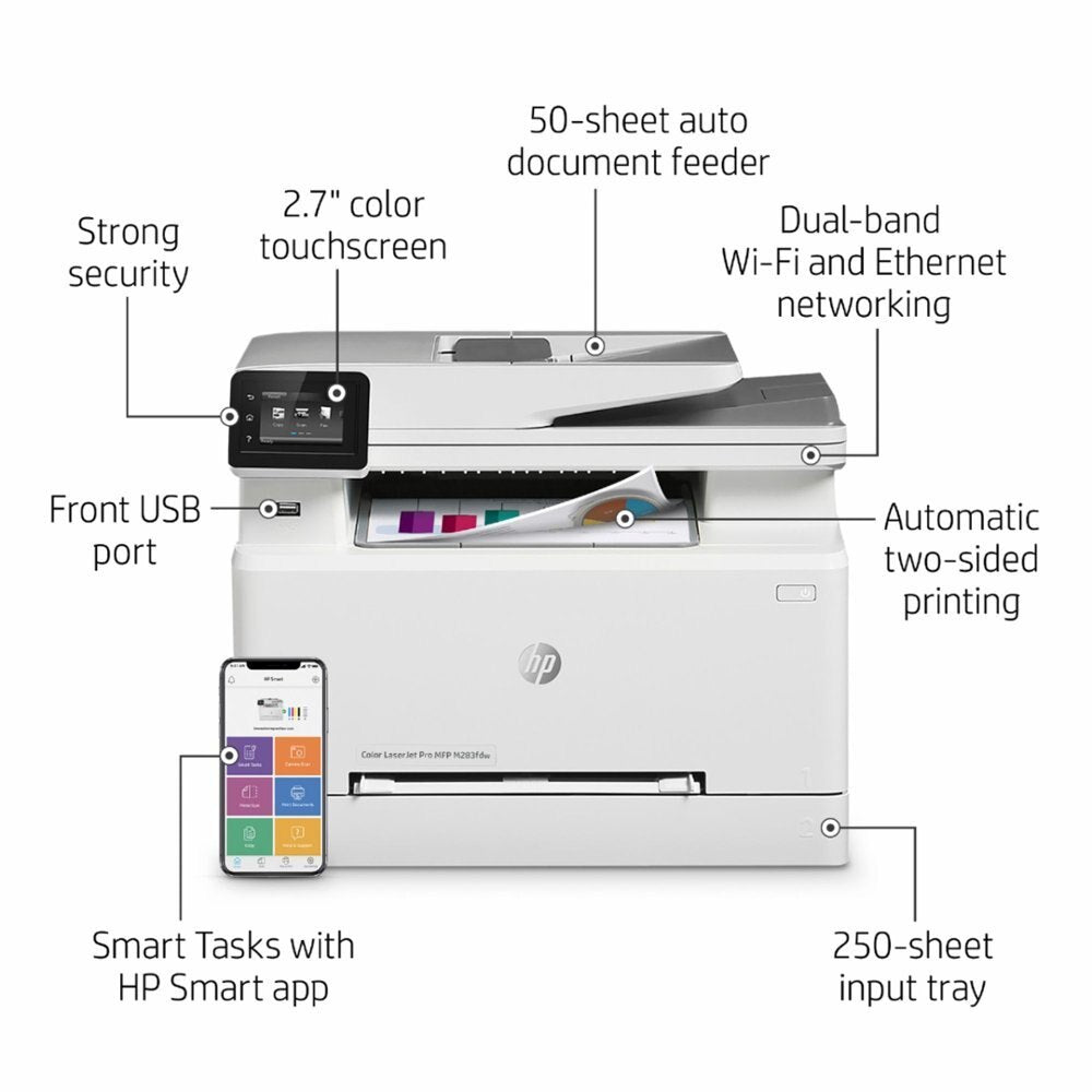 HP Color Laserjet M283FDW All In One 7KW75A Network Wifi SO