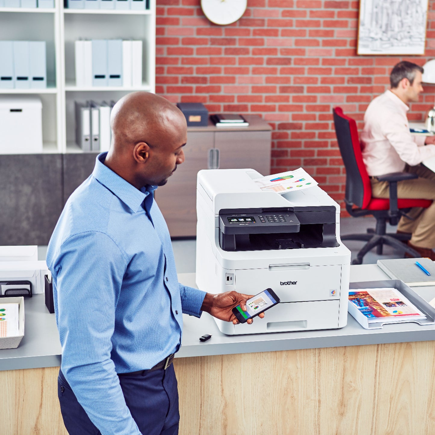 Brother MFC L3770CDW All In One Color MFC Print copy scan fax - WiFi