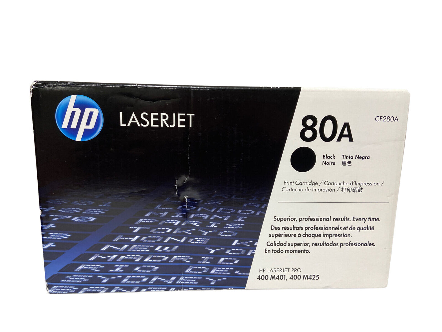 HP 80A Black Genuine Laser Toner Cartridge CF280A New Sealed