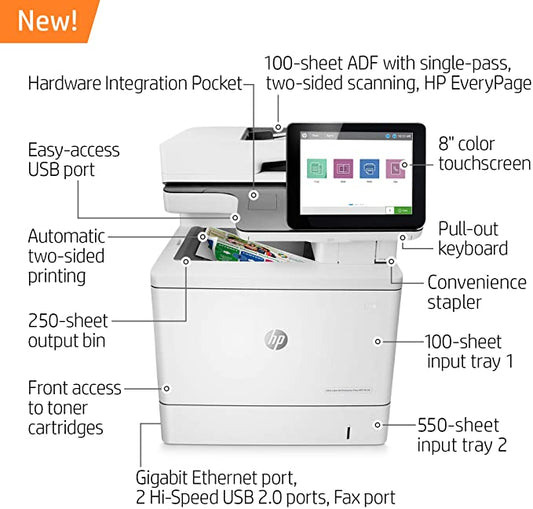 HP Color LaserJet Enterprise Flow MFP M578c 7ZU87A  fast 40 PPM