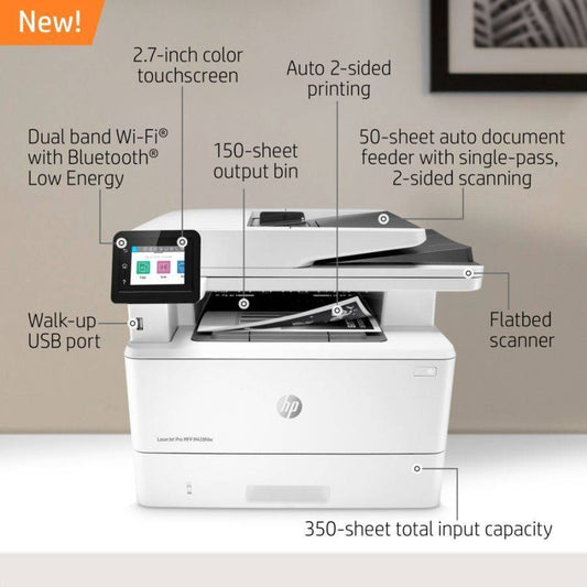 HP Laserjet M428FDW W1A30A ALL IN ONE COPIER SCANNER PRINTER  FS