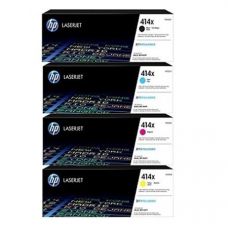 Genuine HP Laserjet M479 M454  414X Set of 4 Toners HP 414X W2020X W2021X W2022X W2023X