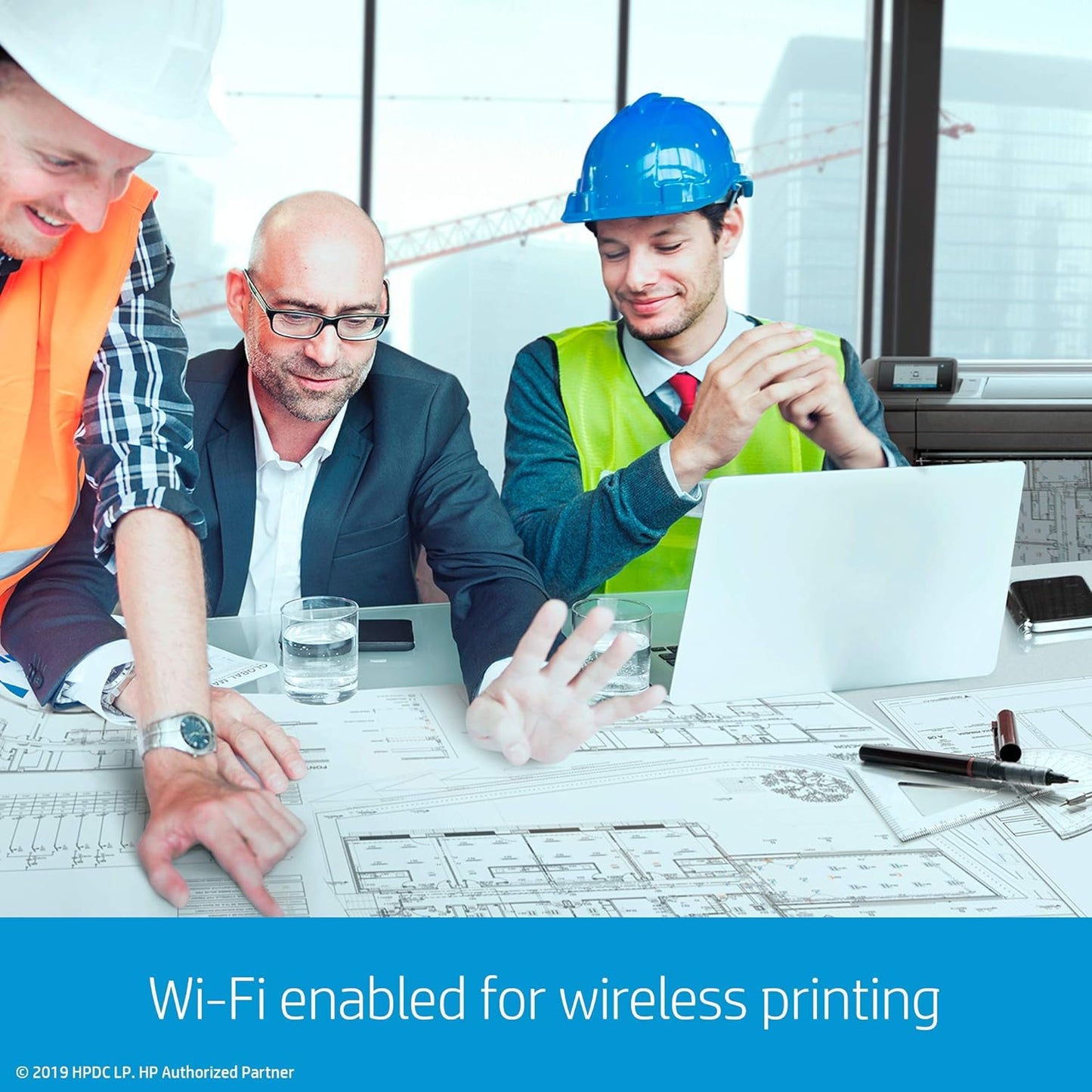 HP DesignJet T730 36-in Eprinter Wireless Plotter Printer F9A29A