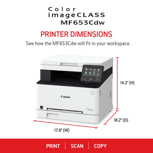 Canon Color imageCLASS MF653Cdw - Multifunction printer - Color  5158C007
