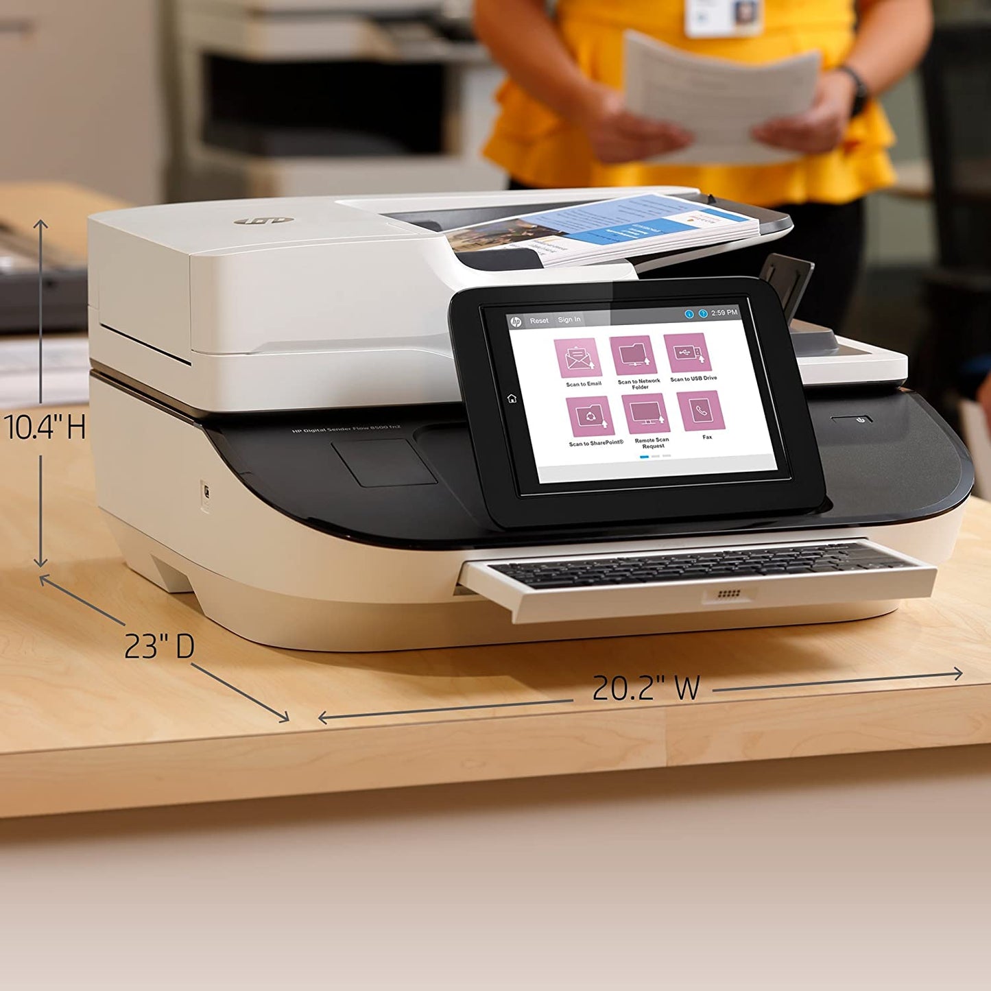 HP Digital Sender Flow 8500 fn2 Scanner L2762A#BGJ