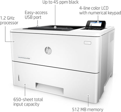 HP LASERJET M506DN F2A69A Duplex Network Usb  CF287A  CF287x