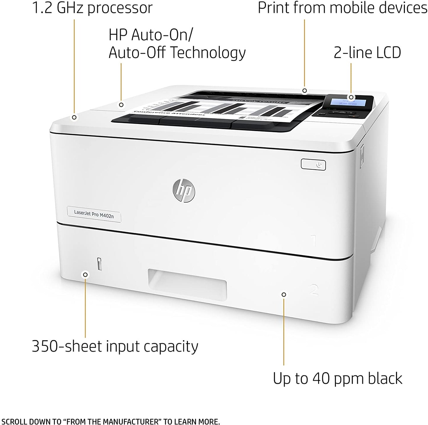 HP laserjet M402N  USB Network C5F93A
