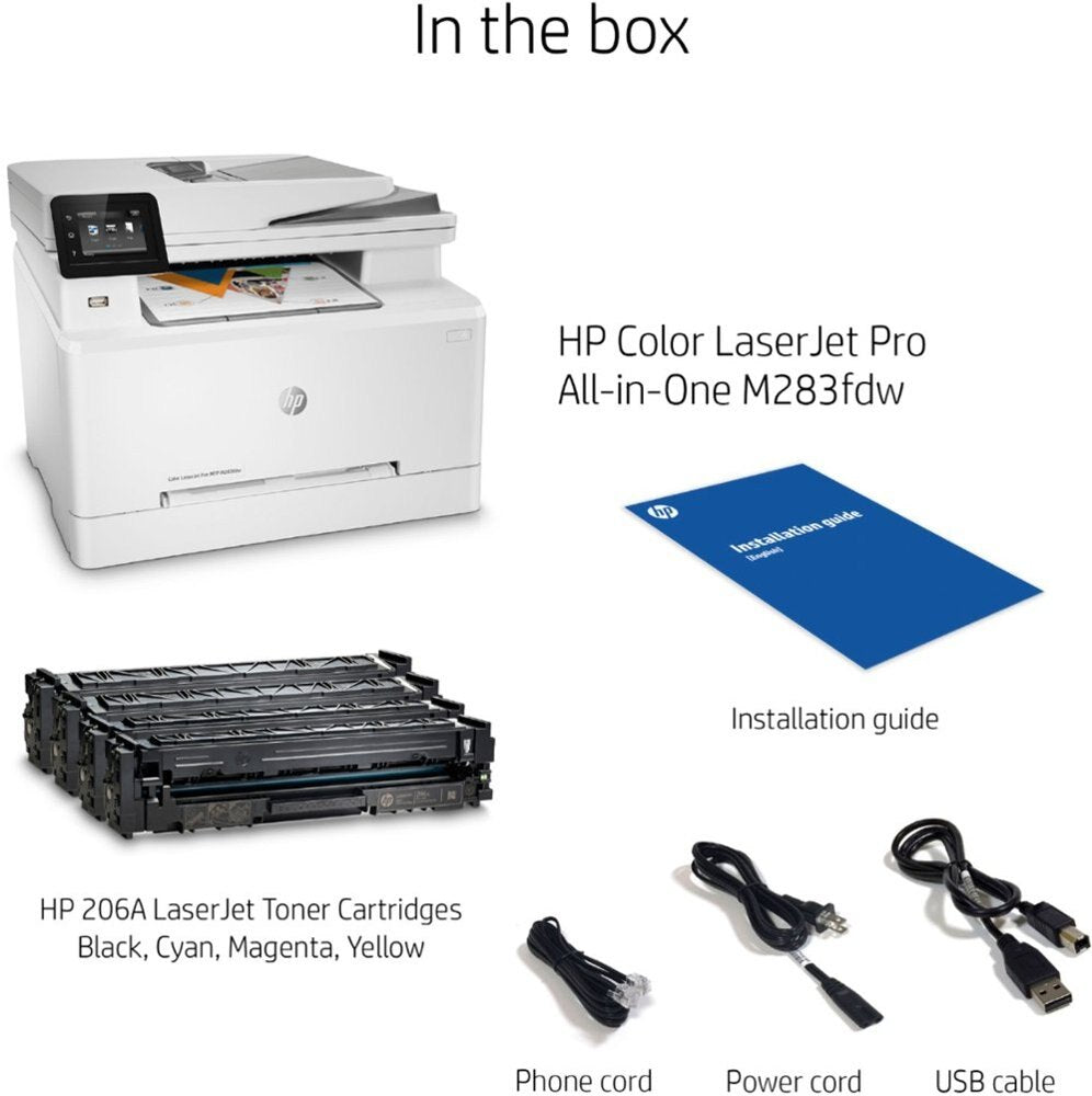 HP Color Laserjet M283FDW All In One 7KW75A Network Wifi