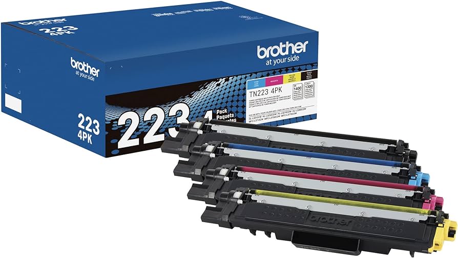 Genuine  Brother TN223  4PK  MFC L3750CDW HL L3270CDW - MFC L3770CDW