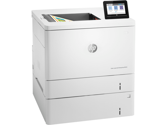 HP Laserjet M555X   Duplex Network Wireless Color Printer W/ 2 trays 7ZU79A