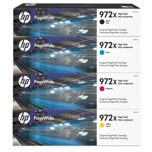 HP 972X Color Set /4    Pagewide 452 477 552 577  -