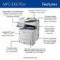 Brother Workhorse Series  MFC EX670W  Copy Print Scan Fax WKH