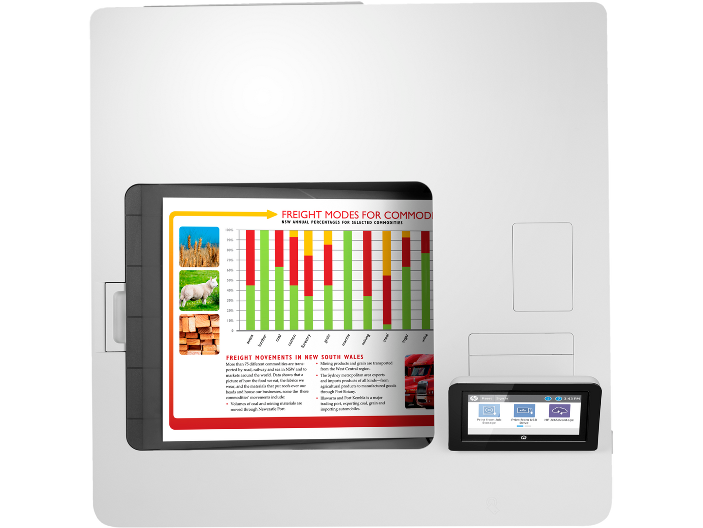 HP Laserjet M555X   Duplex Network Wireless Color Printer W/ 2 trays 7ZU79A