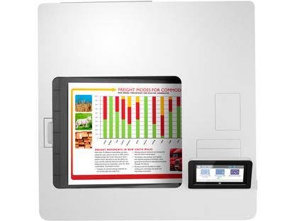 HP Laserjet M555X   Duplex Network Wireless Color Printer W/ 2 trays 7ZU79A