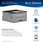 Brother HL 2325DW 6 ppm Mono - 2400 x 600 dpi Print - Automatic Duplex Print - 250 Sheets Input - Ethernet - Wireless LAN (Copy)