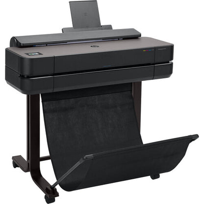 HP DesignJet T630 24-in E-printer Printer 5HB09A with Auto Sheet Feeder, Media Bin & Stand