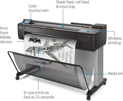 HP DesignJet T730 36-in E-printer Plotter Printer F9A29A