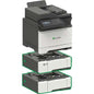 Lexmark CX522ADE Color All In One 42CT360 Print Copy Scan  W/ Extra Trays