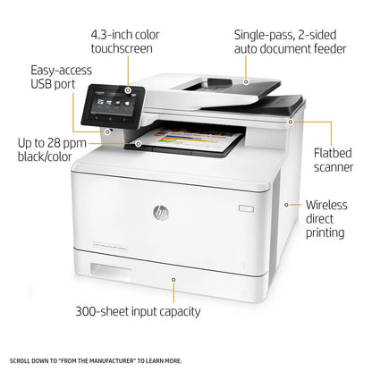 HP  Color Laserjet M477FNW  All In One CF377A  Wifi Wireless-NEW
