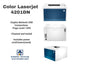 4RA85F HP Color LaserJet Pro 4201DN printer  duplex network usb  page count 1050