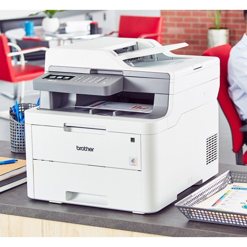Brother Mfc-l3710CW  Color All-In-One  Print Copy Scan Fax Page count 1,050!