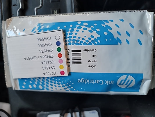 HP 70 (C9451A) Light Gray Ink Cartridge