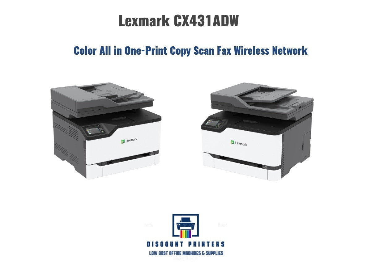 Lexmark 40N9370 CX431adw MFP Copy/Print/Scan Color Laser Wireless Netw Low pages