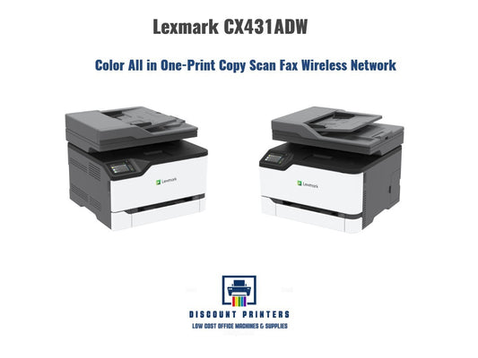 Lexmark 40N9370 CX431adw MFP Copy/Print/Scan Color Laser Wireless Netw Low pages