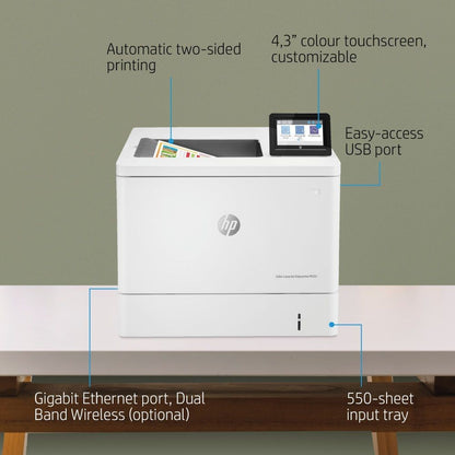 HP Color Laserjet M555DN 7ZU78A  1200dpi 40ppm usb network